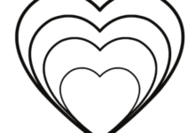 Printable:_F2lrgeu50u= Heart Stencil