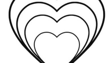 Printable:_F2lrgeu50u= Heart Stencil