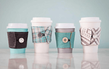 Crafting Personalized Coffee Cup Sleeves