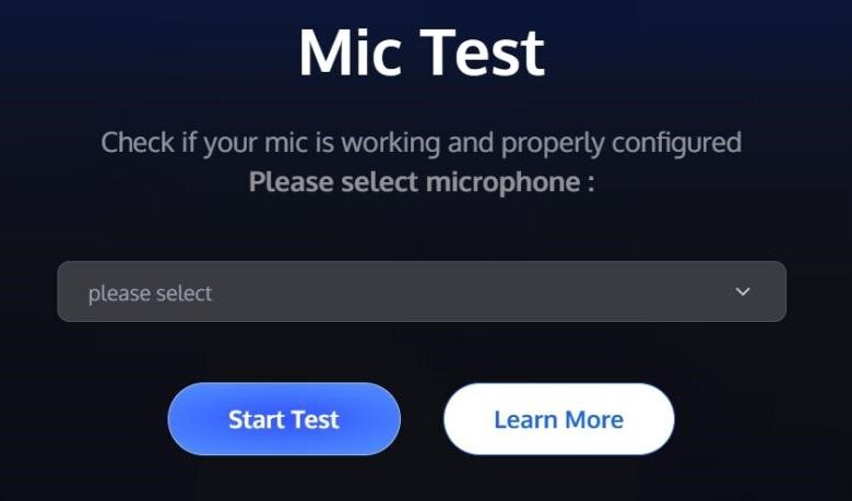 Online Mic Test: Quick Solutions for Audio Problems