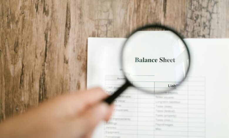 account overview summary report