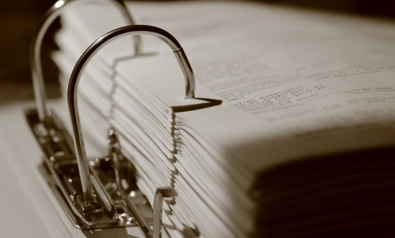reports and records list numbers provided